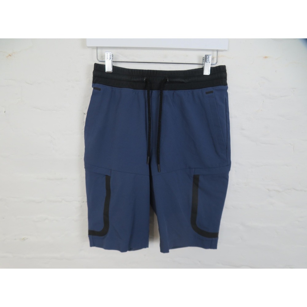 Under Armour Sportstyle Elite Cargo Shorts Mens Small Blue Fitted 9" Inseam